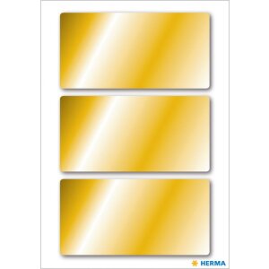 Herma DECOR zlaté etikety 34 x 67 mm 9 ks.