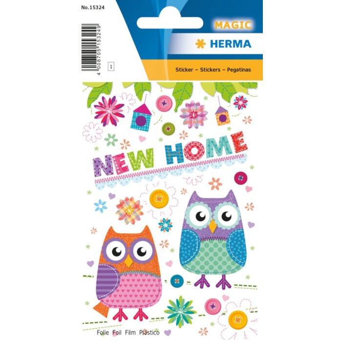 Herma MAGIC Nálepka Nový domov, fólia