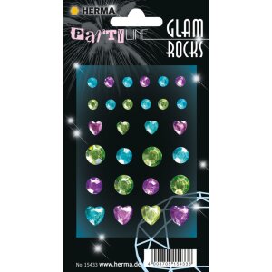 Herma FASHIONLine Glam Rocks Diamonds Mint & Light Blue