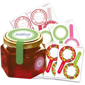 Etikety na veko Herma HOME "New Look Obst I", samolepiace