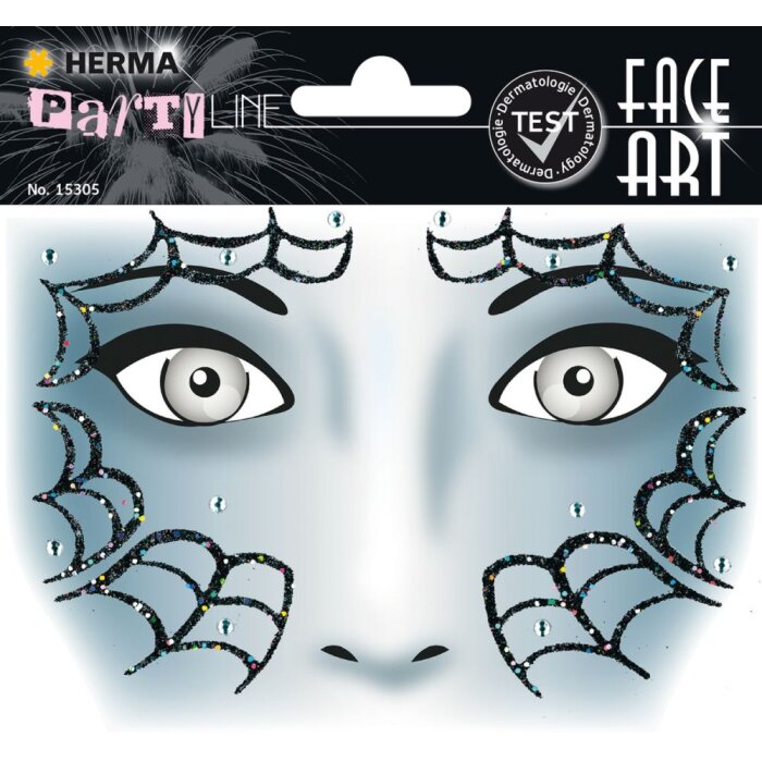 Herma FASHIONLine Face Art Nálepka Spider