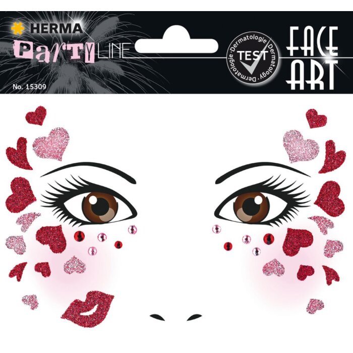 Herma FASHIONLine Face Art Nálepka Láska