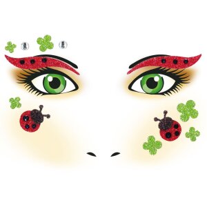 Herma FASHIONLine Face Art Nálepka Ladybird