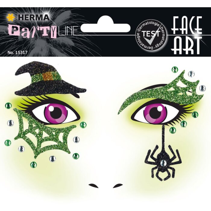 Herma FASHIONLine Face Art Nálepka Čarodejnica