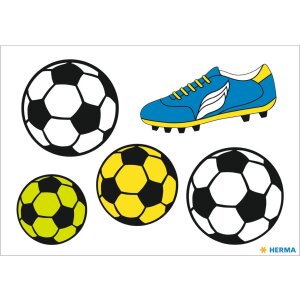 Herma reflexné nálepky futbal