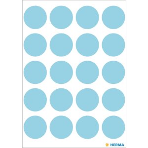 Viacúčelové etikety VARIO COLOUR DOTS BLUE...