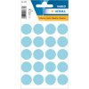Viacúčelové etikety VARIO COLOUR DOTS BLUE 19 mm