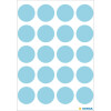 Viacúčelové etikety VARIO COLOUR DOTS BLUE 19 mm
