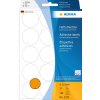 Viacúčelové etikety svetlooranžové Ø 32 mm okrúhly matný papier 360 ks.