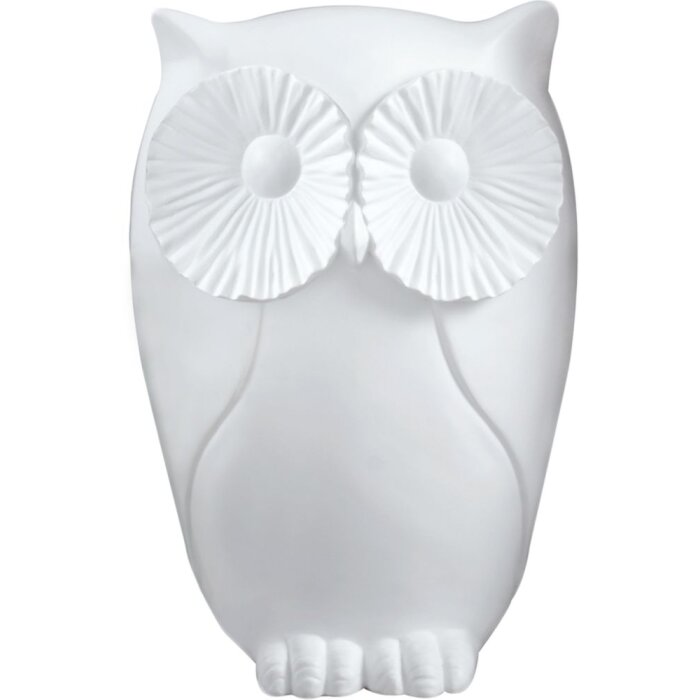20QO600 Mascagni dekoratívna figúrka sova 26 cm biela