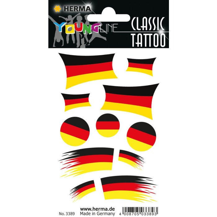 Nemecko FAHNEN Tetovanie 1 list