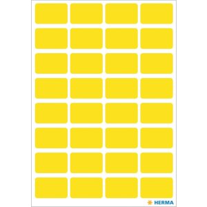 Viacúčelové etikety žlté 12x19 mm papier matný 160 ks.