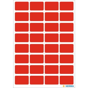 Viacúčelové etikety červené 12x19 mm...