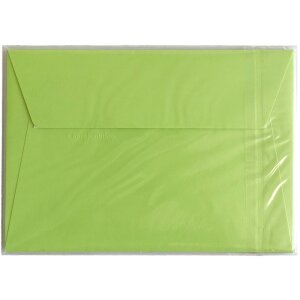 Clairefontaine Peľové obálky C6 5 kusov rôznych farieb 120g/m²