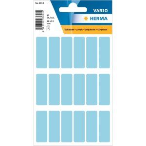 Viacúčelové etikety modré 12x34 mm...