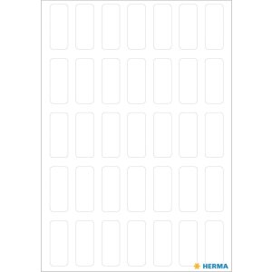 Viacúčelové etikety HERMA biele 8x20 mm...