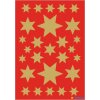 Herma Vianočné nálepky DECOR STARS, ZLATÁ