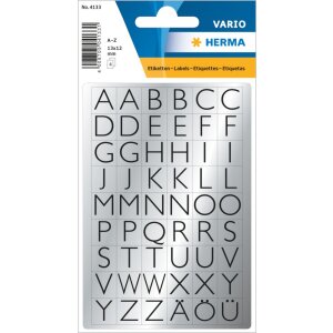 HERMA VARIO písmená čierne A-Z