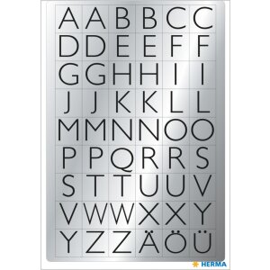HERMA VARIO písmená čierne A-Z