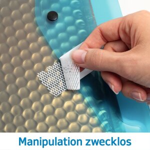Bezpečnostné etikety biele 45,7x21,2 mm extrémne silná lepiaca fólia matná 1200 ks.