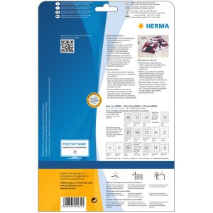 Bezpečnostné etikety biele 45,7x21,2 mm extrémne silná lepiaca fólia matná 1200 ks.