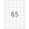 Štítky Premium A4, biely matný papier 38,1x21,2 mm 6500 ks.