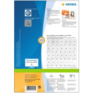 Etikety Premium A4, biely papier 70x25,4 mm matný 3300 ks.