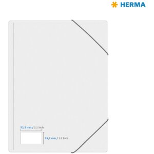 HERMA Etikety Premium A4, biely matný papier 52,5x29,7 mm 4000 ks.