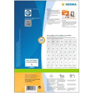 Etikety Premium A4, biely papier 105x74 mm matný 800 ks.
