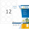 Etikety A4 biele Ø 60 mm okrúhle Movables snímateľný papier matný 1200 ks.