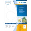 Štítky A4 biele Ø 85 mm okrúhle Movables snímateľný papier matný 600 ks.
