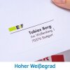 Adresné štítky Premium A4, biely 88,9x46,6 mm matný papier 1200 ks.