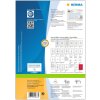 Adresné štítky Premium A4, biely 88,9x46,6 mm matný papier 1200 ks.