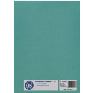 Papierový chránič na brožúry tyrkysový DIN A5