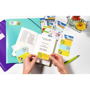 Školské štítky HERMA školské kvetinové tváre