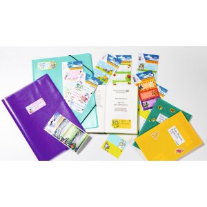 Školské štítky HERMA školské kvetinové tváre