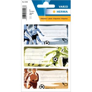 Etikety FOOTBALL 3 listy