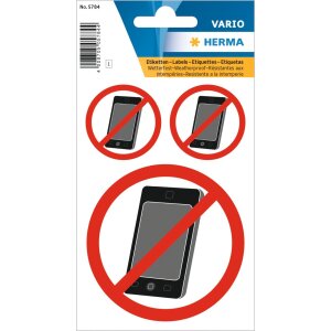 Informačné štítky Nie mobilný...