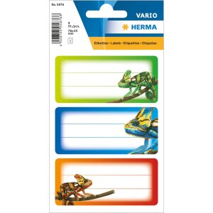 Štítky na knihy HERMA VARIO School Gecko