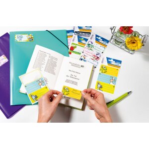 Štítky na knihy HERMA VARIO School Gecko
