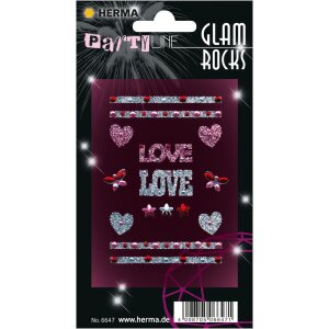 HERMA Glam Rocks Love nálepky na mobilný...