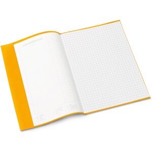 Chránič brožúr PP A5 krytý - žltý