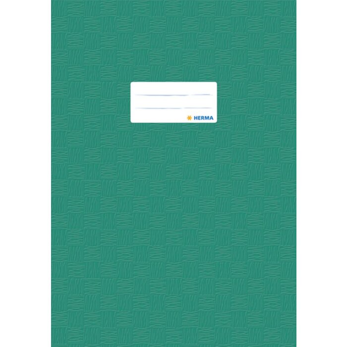 Chránič na brožúry PP A4 s poťahom - tmavozelený