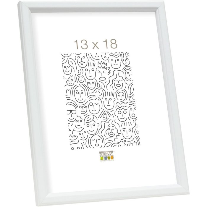 Deknudt S236K1 Drevený rám v bielej farbe 15x20 cm