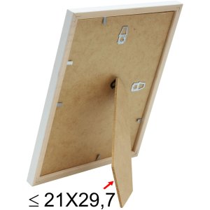Deknudt S236K1 Drevený rám v bielej farbe 15x20 cm