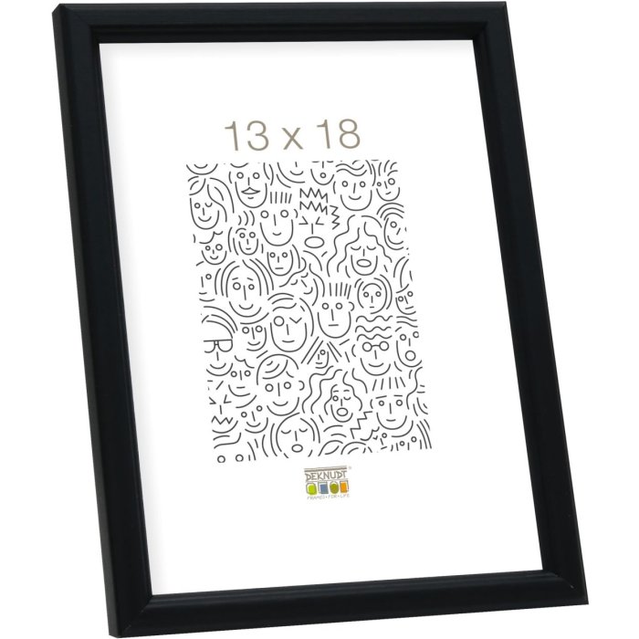 S236K2 Drevený rám v čiernej farbe 10x15 cm