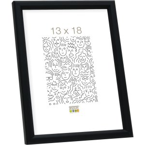 S236K2 Drevený rám v čiernej farbe 10x15 cm