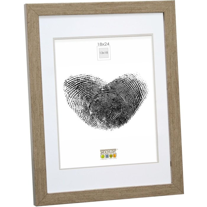 S43AD2 Rám na obraz s paspartou vo farbe bronzu 20x30 cm