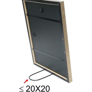 S43AD2 Rám na obraz s paspartou vo farbe bronzu 20x30 cm