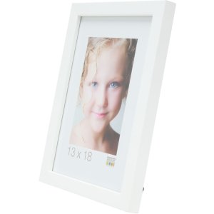 S43AK1 Obyčajný rám v bielej farbe 10x10 cm